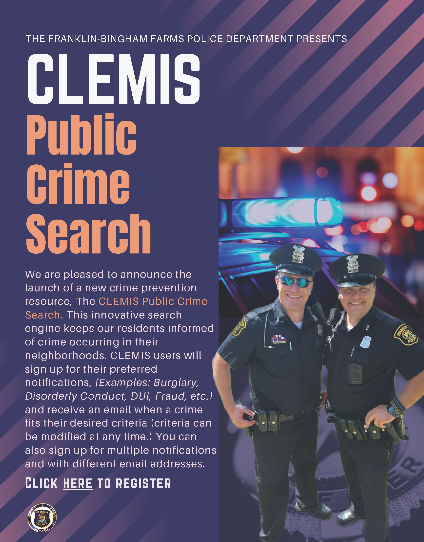 FBFPD CLEMIS Public Crime Search - BINGHAM FARMS DRAFT - Copy